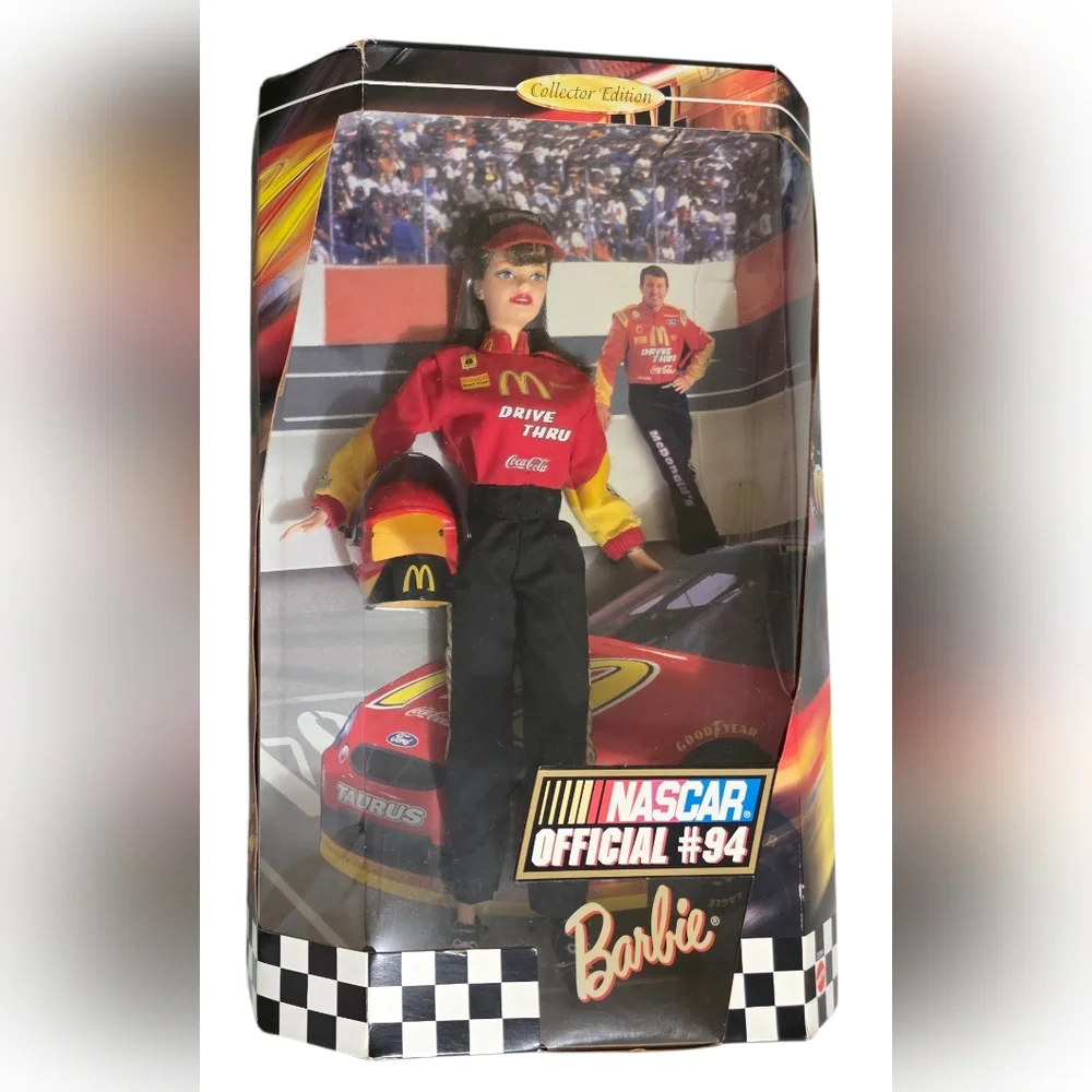 1999 Mattel Barbie NASCAR Official #94 Doll - Picture 1 of 6